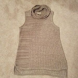 turtle neck tunic sweater